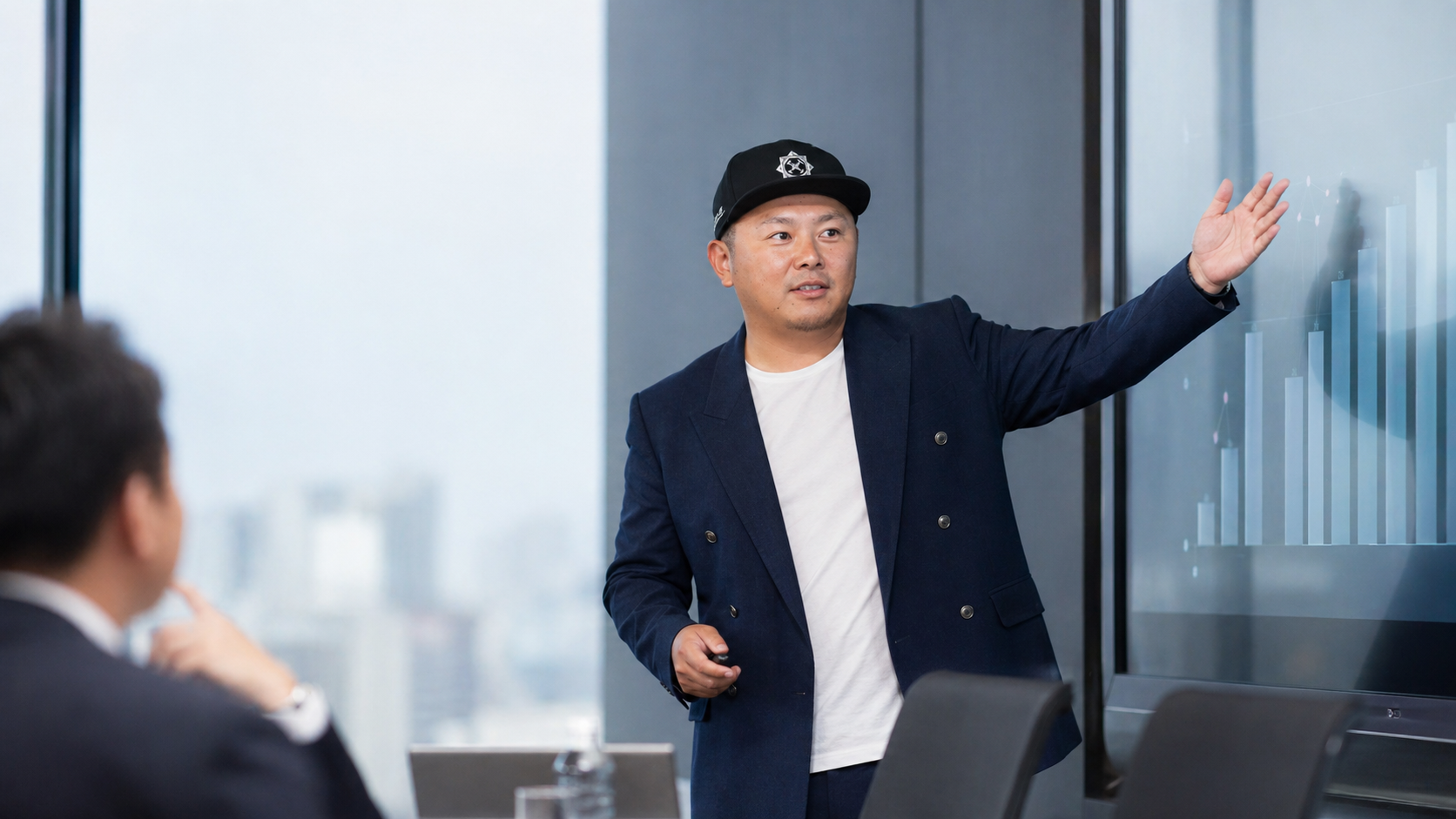 AI活用を考える経営層のイメージ